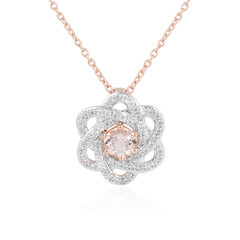 Collier en argent et Morganite