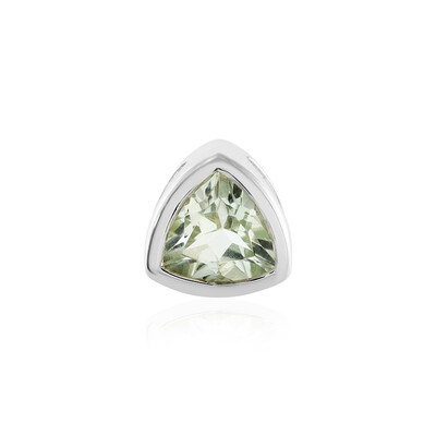 Pendentif en argent et Améthyste verte (MONOSONO COLLECTION)