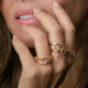 Bague en argent et Grenat Rhodolite (M de Luca)