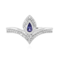 Bague en argent et Tanzanite