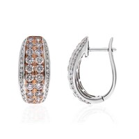 Boucles d'oreilles en or et Diamant rose I1 (CIRARI)