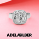 Bague en argent et Zircon (Adela Silber)