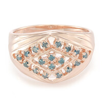 Bague pour homme en argent et Diamant fantaisie