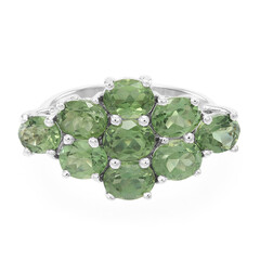 Bague en argent et Apatite de Russie