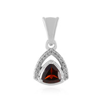 Pendentif en argent et Grenat du Mozambique