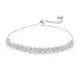 Bracelet en argent et Topaze blanche