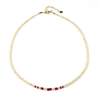 Collier en argent et Opale Welo