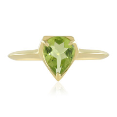 Bague en argent et Péridot