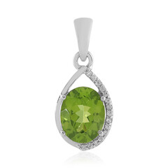 Pendentif en argent et Péridot
