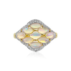 Bague en argent et Opale Welo