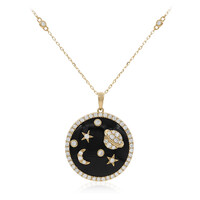 Collier en or et Onyx noir (CIRARI)