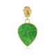 Pendentif en argent et Uvarovite