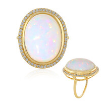 Bague en or et Opale Welo