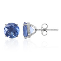 Boucles d'oreilles en argent et Fluorite à couleur changeante