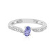 Bague en argent et Tanzanite
