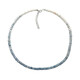 Collier en argent et Opale bleue
