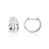 Boucles d'oreilles en platine et Diamant Flawless (F) (LUCENT DIAMONDS)