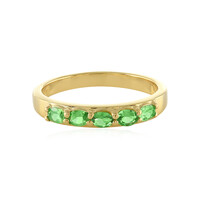 Bague en argent et Grenat Tsavorite