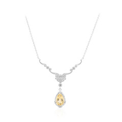 Collier en argent et Citrine