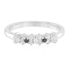 Bague en argent et Saphir blanc