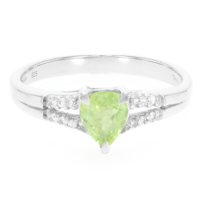 Bague en argent et Tourmaline Paraïba