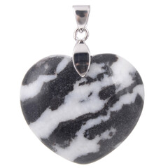 Pendentif en argent et Jaspe zébré