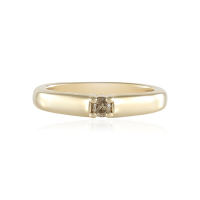 Bague en argent et Diamant chocolat I2