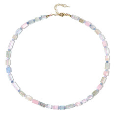 Collier en argent et Béryl fantaisie (Riya)