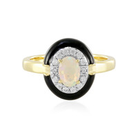 Bague en argent et Opale Welo