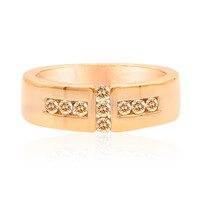 Bague en or et Diamant rose de France SI1 d'Argyle 