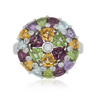 Bague en argent et Améthyste