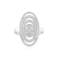 Bague en argent et Zircon