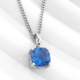 Pendentif en argent et Fluorite à couleur changeante
