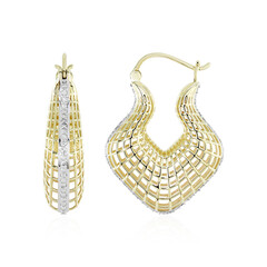 Boucles d'oreilles en or et Diamant I1 couleur (I) (Ornaments by de Melo)