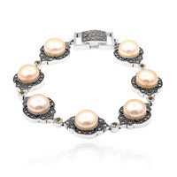 Bracelet en argent et Perle de culture d'eau douce (Annette classic)