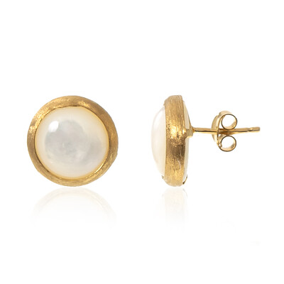Boucles d'oreilles en argent et Nacre (Joias do Paraíso)