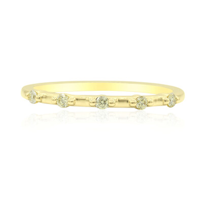 Bague en or et Diamant jaune canari SI1 (Annette)