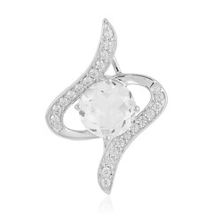 Pendentif en argent et Quartz blanc