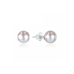Boucles d'oreilles en argent et Perle de culture d'eau douce