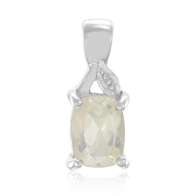 Pendentif en argent et Orthose