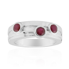 Bague en argent et Rubis de Birmanie (Pallanova)