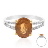 Bague en or et Grenat mandarine (CIRARI)