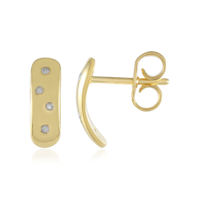Boucles d'oreilles en argent et Diamant I2 (I)