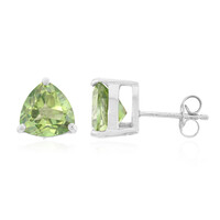 Boucles d'oreilles en argent et Topaze kiwi