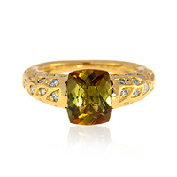 Bague en or et Andalousite (de Melo)