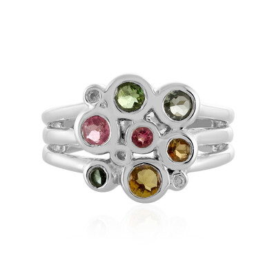 Bague en argent et Tourmaline