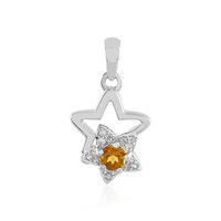 Pendentif en argent et Citrine