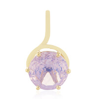 Pendentif en or et Quartz Fleur de Lys (PHANTASIA)