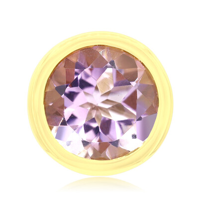 Pendentif en argent et Améthyste Rose de France (MONOSONO COLLECTION)
