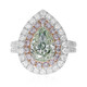 Bague en or et Diamant vert SI1 (CIRARI)